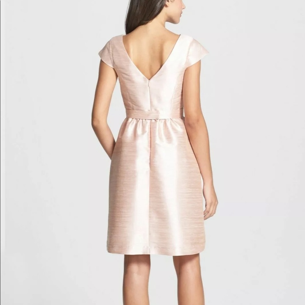 SOLD Alfred Sung Women's Pearl Pink Cocktail Dress - Picture 1 of 6